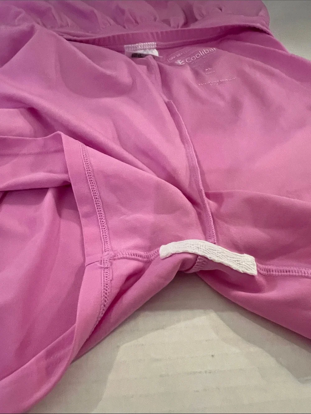Coolibar WaveCatcher Pink Kid’s Swim Skort - UPF 50+ - Size Y XL